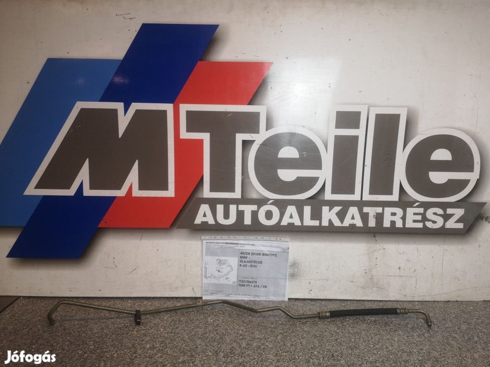 ÁR/DB [GYÁRI BONTOTT] BMW - OLAJHŰTŐCSŐ   - 8-AS -/E31/   1722  17042
